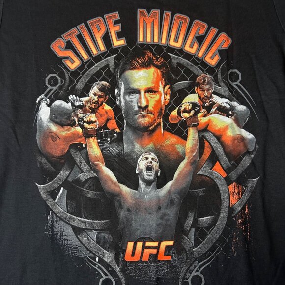 Stipe Miocic UFC Graphic T-Shirt Mens S Black Cotton MMA Fighter NEW - Picture 6 of 8